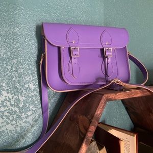 Rare Purple Cambridge Satchel Co. satchel